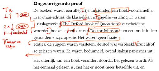 Correctietekens-ongecorrigeerd